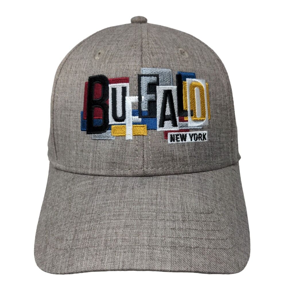 Buffalo New York Strapback Hat Multi One Size Embroidered 6 Panel Ace